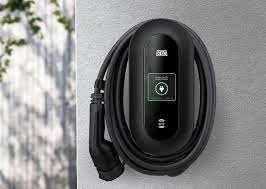 En Defa Power laddbox installerad och redo för användning.