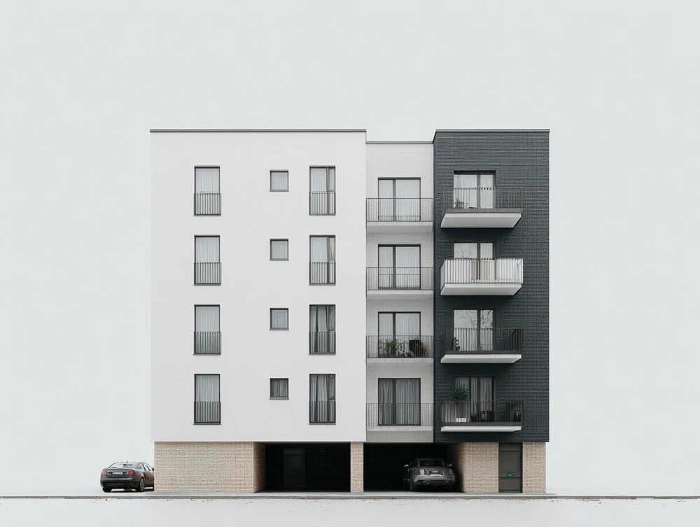 En modern bostadsrättsförening som har valt Ampy för energieffektiva elsystem.