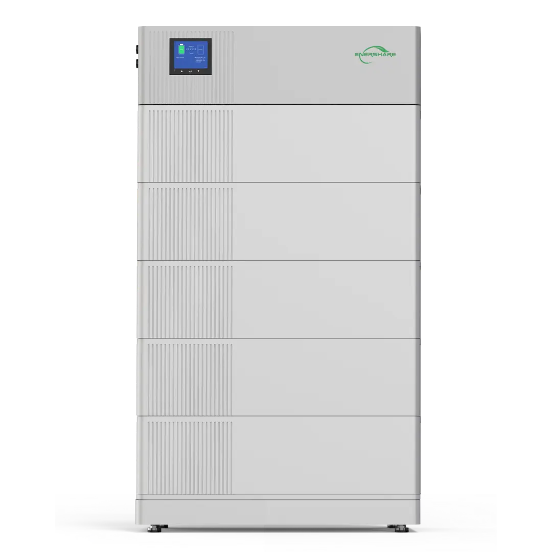 White ENERSHARE modular home energy storage system.
