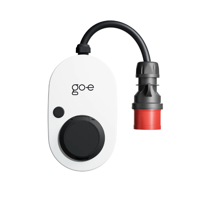Produktbild av Go-e Gemini Flex 2.0, en flexibel laddbox för hemmabruk.